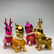Load image into Gallery viewer, [WF] IRON DOG &quot;chorme head&quot;_DEER_gold
